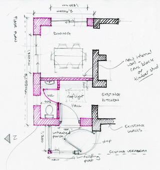 home design sketch plan